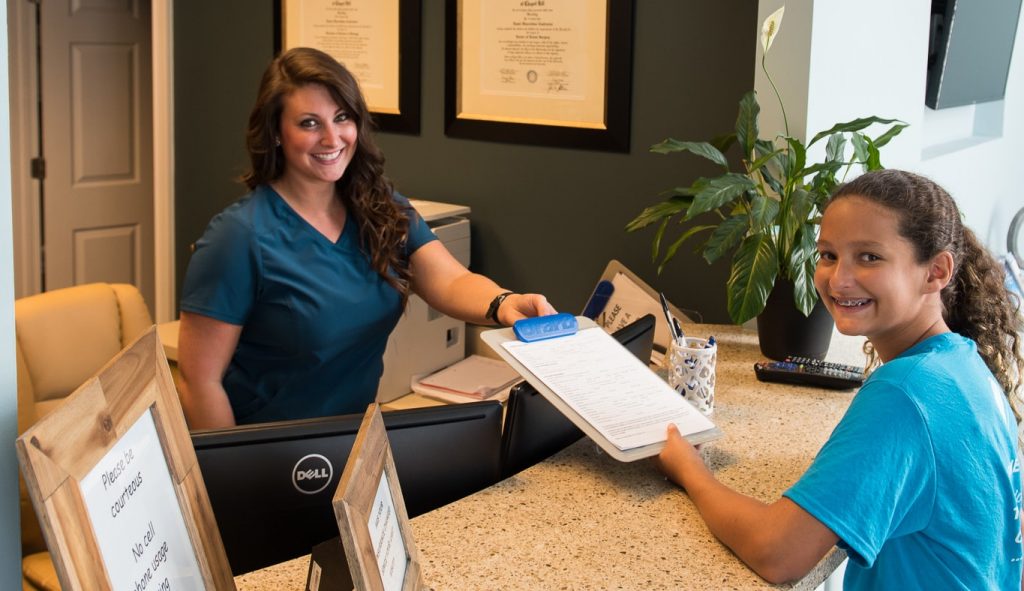 Patient holding form